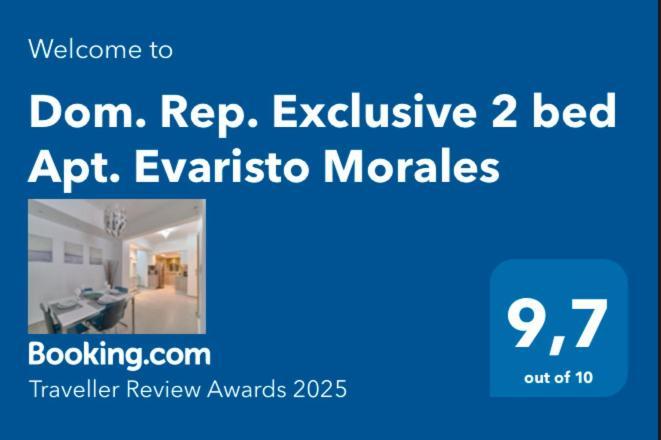 Dom. Rep. Exclusive 2 Bed Apt. Evaristo Morales سانتو دومينجو المظهر الخارجي الصورة